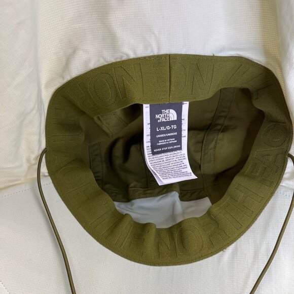 The North Face Sunshield Hat Unisex L/XL Green & Light Gray Outdoor Gear - Picture 6 of 7